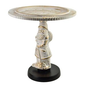 Vánoční dekorativní podnos Santa Lila 38 cm bílý vyobraziť