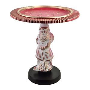 Vánoční dekorativní podnos Santa Lila 38 cm červený vyobraziť