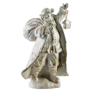 Vánoční figurka svatý Mikuláš Santa Lila 41 cm bílá vyobraziť