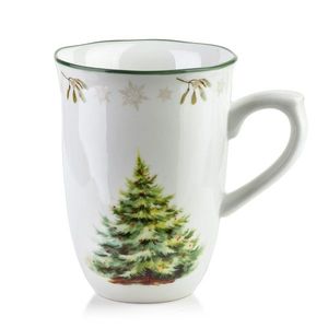 Vánoční hrnek Santa Lila 220 ml bílo-zelený vyobraziť