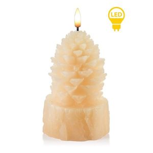 Vánoční LED dekorativní svíčka Nikolao Tre 15, 5 cm krémová vyobraziť