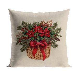Vánoční povlak na polštář Bouquet 40x40 cm béžový vyobraziť