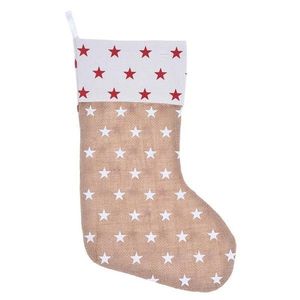 Vánoční punčocha na dárky Chera růžovo-bílá vyobraziť