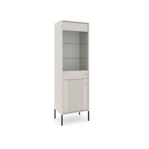 Vitrína Iseo 54 cm kašmír/černá vyobraziť