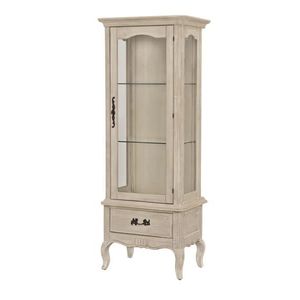 Vitrína Venezia 70 cm z masivu béžová vyobraziť