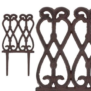 Zahradní plůtek Noria 13, 9x26, 8 cm hnědý vyobraziť