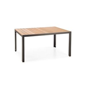 Zahradní stůl Fierro 150 cm hnědý/černý vyobraziť