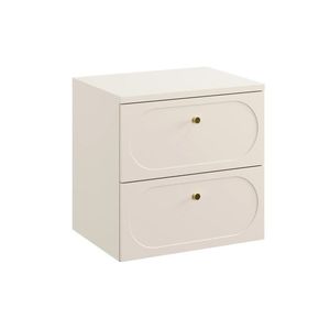 Závěsná skříňka pod umyvadlo Donna s deskou 60 cm písková vyobraziť