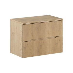 Závěsná skříňka pod umyvadlo Nordic Nature s deskou 80 cm dub cremona vyobraziť