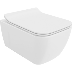 Závěsná WC mísa MEXEN MARGO s prkénkem bílá II vyobraziť