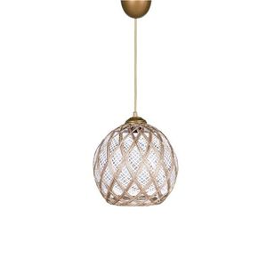 Závěsný lustr HM024 bílo-béžový vyobraziť