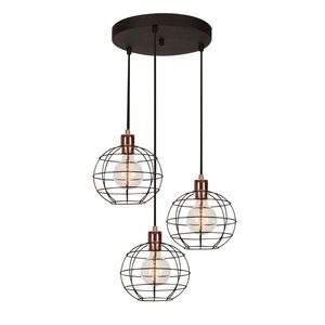 Závěsný lustr Tellini černý vyobraziť