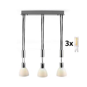 Luster na lanku WENDY 3xG9/40W/230V vyobraziť