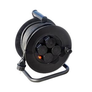 predlžovací kábel na bubnu PB33 25m 4 zásuvky černý vyobraziť