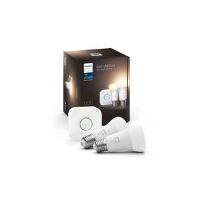 Philips | Základná sada Philips Hue WHITE 2xE27/9, 5W 2700K + zariadenie k prepojeniu | vyobraziť