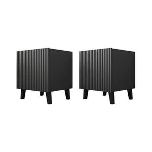 MIRJAN 24 SADA 2x Nočný stolík VAMOS 52x45 cm antracit vyobraziť