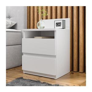 MIRJAN 24 Nočný stolík MALWA 59x40 cm biela vyobraziť