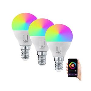 NEO LITE SMART sada 3x žárovka LED E14 6W RGB+CCT barevná a bílá, stmívatelná, Wi-Fi, P45, TUYA vyobraziť