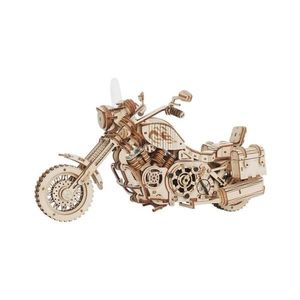 Robotime Drevené 3D mechanické puzzle Motorka Cruiser 420 ks vyobraziť