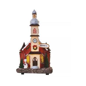 DCLW11 LED vánoční kostel 17, 5 cm 3x AA vnitřní teplá bílá vyobraziť