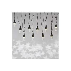 10 LED reťaz 10x párty žiarovky 4, 5 m vonkajšia aj vnútorná studená biela DCPC08 vyobraziť