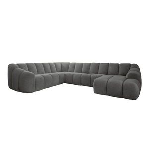 Sivá rohová pohovka (ľavý roh/do tvaru "U") Shell – Miuform vyobraziť