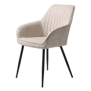 Jedálenská stolička s podrúčkami Béžová vyobraziť