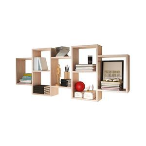 MIRJAN 24 Nástenná polica TRIO 65x161 cm dub sonoma vyobraziť