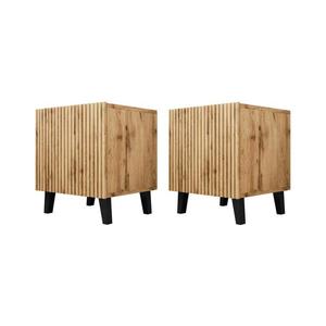 MIRJAN 24 SADA 2x Nočný stolík VAMOS 52x45 cm dub wotan vyobraziť
