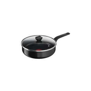 Tefal Simply Clean Red hlboká panvica + pokrievka 24 cm B5673253 vyobraziť