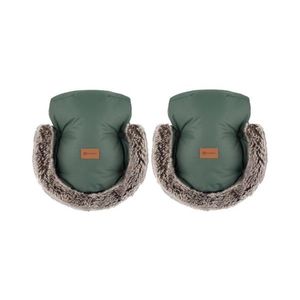 Petite&Mars Rukávnik / rukavice Furry Veritable Khaki vyobraziť