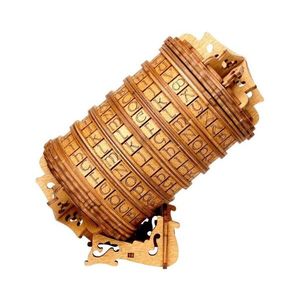 EscapeWelt Drevený hlavolam Cryptex vyobraziť