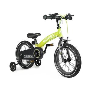 QPLAY Bicykel Miniby 3v1 Green vyobraziť