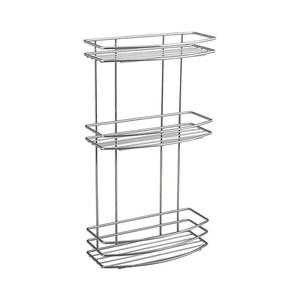 AQUALINE 37045 Chrom line drôtená polica trojitá, strieborná vyobraziť