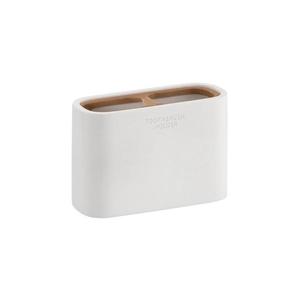 Gedy NINFEA pohár na postavenie biela matná/bambus SPH 139802 vyobraziť