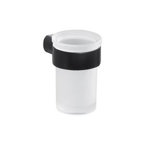 Gedy PIRENEI pohár čierna matná/sklo satin PI1014 vyobraziť