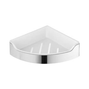 AQUALINE SB109 Samba rohová polica do sprchy, 21, 8 x 6, 3 x 21, 8 cm, leštená nehrdzavejúca oceľ vyobraziť