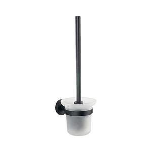 Aqualine SAMBA WC kefa nástenná mliečne sklo čierna SB208 vyobraziť