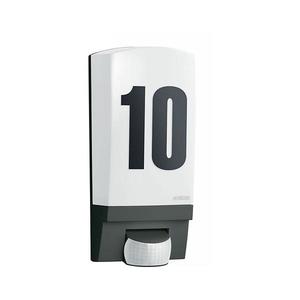 STEINEL 650612 - L1 Vonkajšia senzorová lampa čierna/biela IP44 650612 vyobraziť