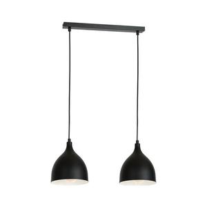 Luster na lanku NOAK 2xE27/15W/230V čierna 6222 vyobraziť