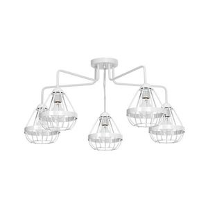 Prisadený luster RING 5xE27/60W/230V pavúk biely 9548 vyobraziť