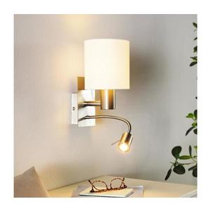 Eglo 96477 - LED Flexibilné svietidlo PASTERI 1xE27/40W+LED/3, 8W biela 96477 vyobraziť