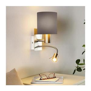 Eglo 96481 - LED Flexibilné svietidlo PASTERI 1xE27/40W+LED/3, 8W šedá 96481 vyobraziť