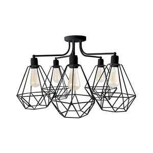 Luster KARO 5xE27/15W/230V čierna P-1311/5 BK vyobraziť