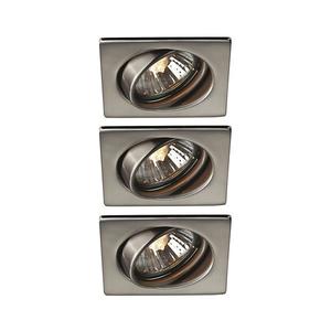 Philips Massive 59323/17/PN - SET 3x Kúpeľňové svietidlo QUARTZ 1xGU10/50W/230V 59323/17/PN vyobraziť