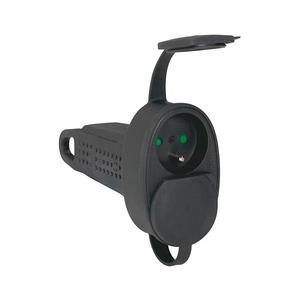 Legrand 50575 - Zásuvka gumová bez káblu 250V/16A 2X2P+T IP44 čierna 50575 vyobraziť