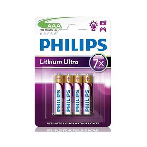 Philips FR03LB4A/10 - 4 ks Lithiová batéria AAA LITHIUM ULTRA 1, 5V 800mAh Phil-FR03LB4A/10 vyobraziť