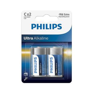 Philips LR14E2B/10 - 2 ks Alkalická batéria C ULTRA ALKALINE 1, 5V 7500mAh Phil-LR14E2B/10 vyobraziť