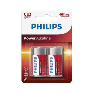 Philips LR14P2B/10 - 2 ks Alkalická batéria C POWER ALKALINE 1, 5V 7200mAh Phil-LR14P2B/10 vyobraziť
