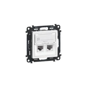 Legrand 75C5UB2 - Zásuvka dátová VALENA LIFE 2xRJ45 class 5E UTP biela 75C5UB2 vyobraziť